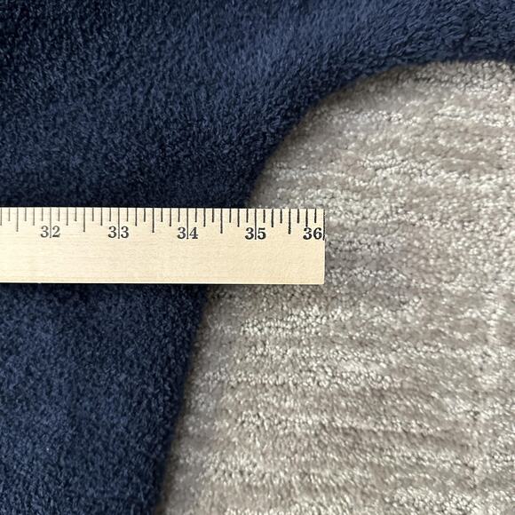 Barefoot Dreams Cardigan Womens One Size Plus Navy Open Front CozyChic Warm - Picture 6 of 9